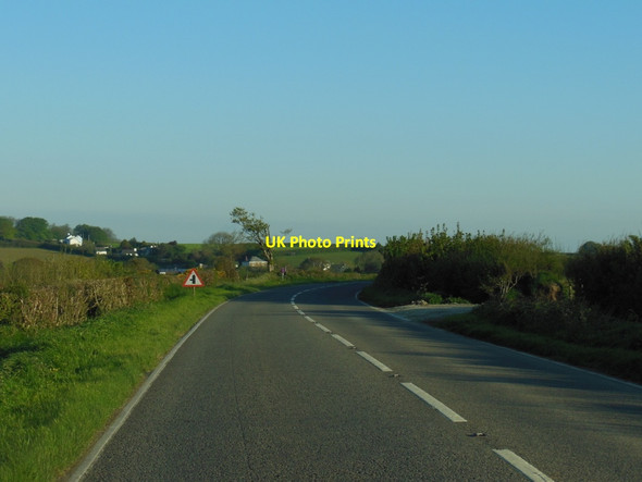 Photo 6"x4" The A395 towards Pipers Pool Pipers Pool c2013