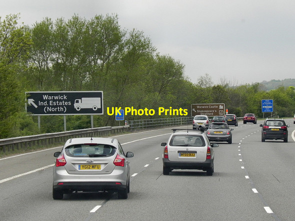 Photo 6"x4" Northbound M40 near Longbridge Longbridge\/SP2662 c2013