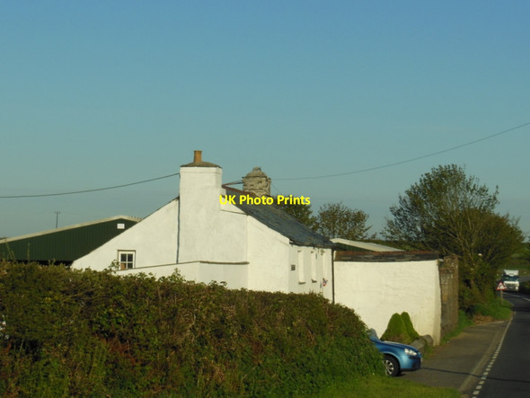 Photo 6"x4" An house alongside the A395 Lower Tregunnon c2013