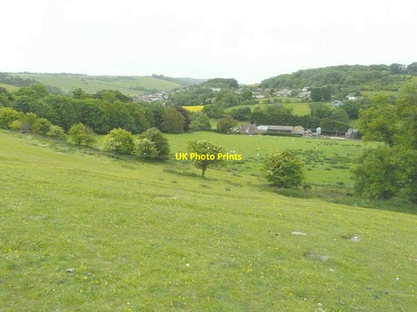 Photo 6"x4" View over Lydden Lydden\/TR2645 c2013