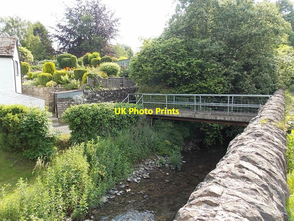 Photo 6"x4" Back Brook footbridge, Kington Kington\/SO2956 c2013