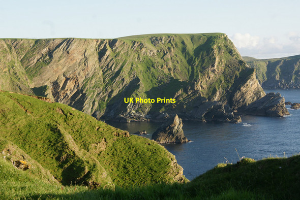 Photo 6"x4" Looking south towards the Neap from above Clingra Stack, Hermaness Hermaness Hill c2013