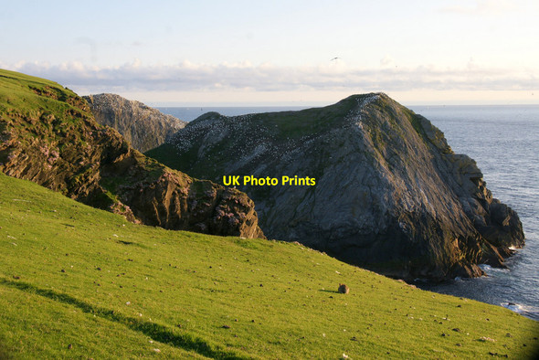 Photo 6"x4" The Greing from Taing of Loosswick, Hermaness Looss Wick c2013