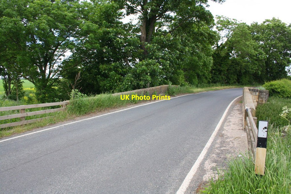 Photo 6"x4" Flood Bridge taking B6285 over Main Cut Aiskew c2013