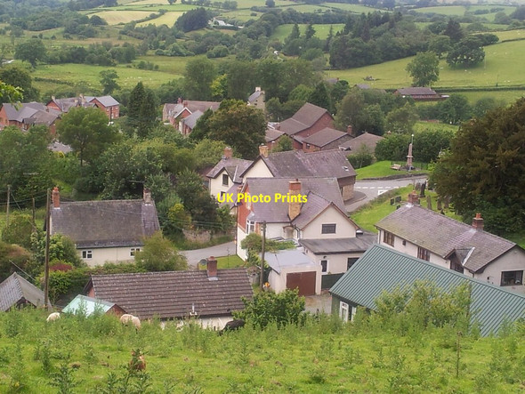 Photo 6"x4" Llanbister village Llanbister c2011