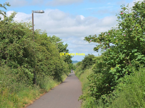 Photo 6"x4" Cycleway approaching Bonnyrigg Bonnyrigg c2013