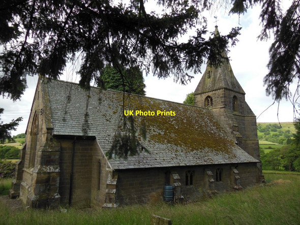 Photo 6"x4" St John's Church, Bilsdale Fangdale Beck c2013 P1