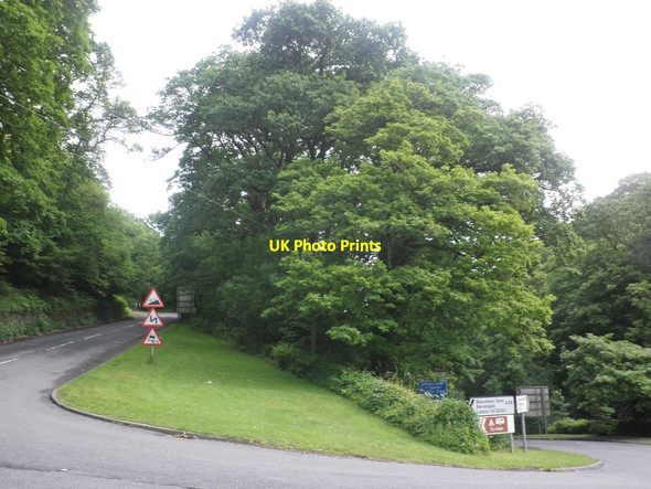 Photo 6"x4" Hairpin bend on the A39 Bridge Ball c2013