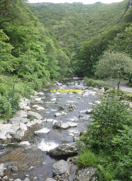 Photo 6"x4" East Lyn River at Watersmeet Countisbury c2013
