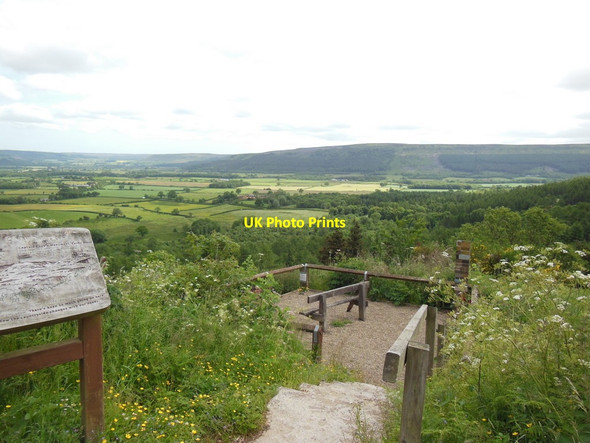 Photo 6"x4" The view from Clay Bank Urra c2013