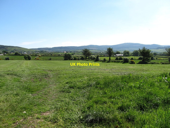 Photo 6"x4" Harvested hay meadow on the Ballynamona Road Jonesborough c2013