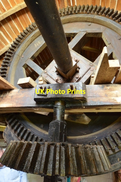 Photo 6"x4" Billingford Mill - Brake Wheel Billingford\/TM1678 c2013