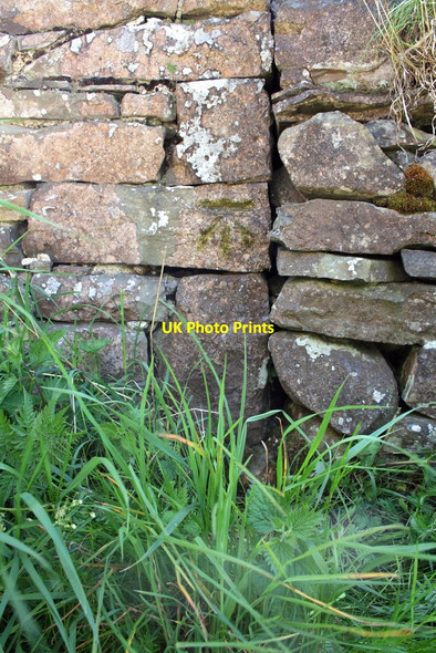 Photo 6"x4" Benchmark on remains of outbuilding at Heights Middleton\/SD6286 c2013