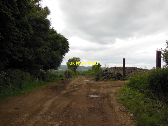 Photo 6"x4" The road at High Leys Oulston c2013