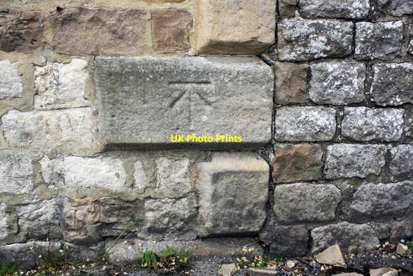 Photo 6"x4" Benchmark on #39 York Grove Richmond\/NZ1701 c2013