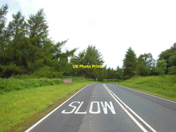 Photo 6"x4" The B1257 at Newgate Bank Hawnby c2013