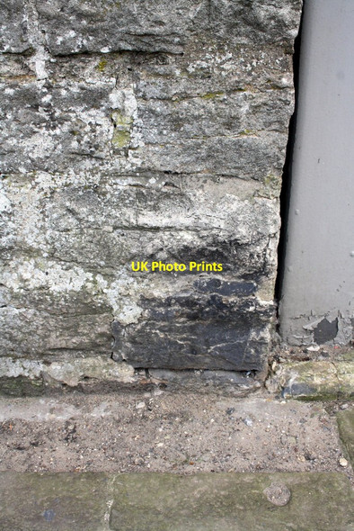 Photo 6"x4" Benchmark on former Fire Station, Victoria Road Richmond\/NZ1701 c2013