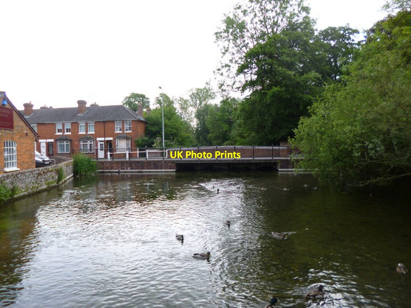 Photo 6"x4" Whitchurch, Great Town Bridge Lynch Hill\/SU4648 c2013