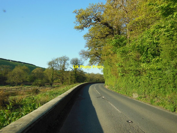 Photo 6"x4" The A39 near Foxhole Wood Treburgett c2013