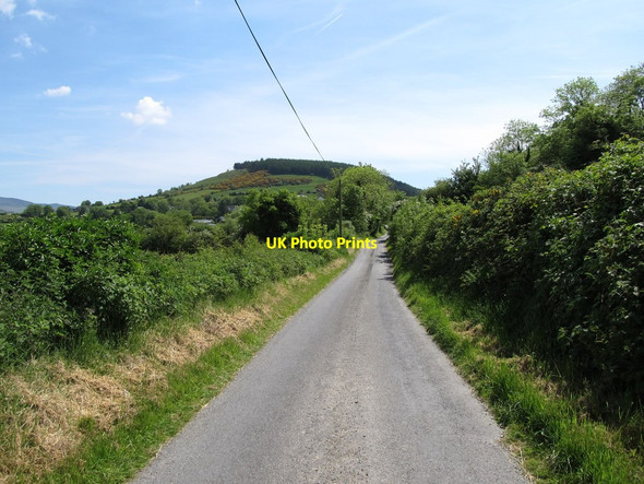Photo 6"x4" View south along Tievecrom Road Forkhill c2013