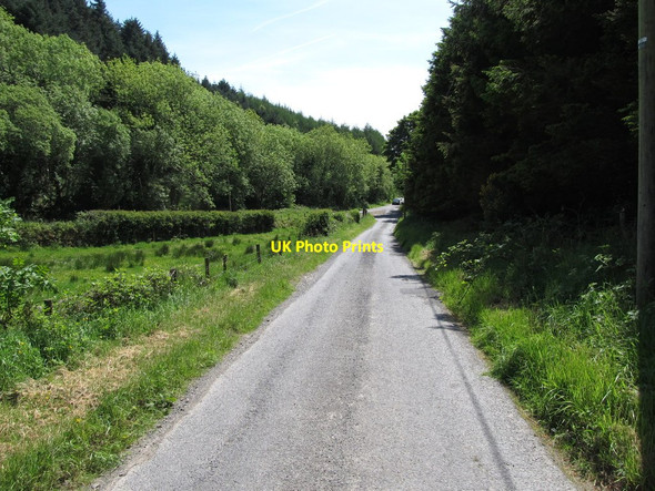 Photo 6"x4" The Tievecrom Road approaching the junction with Ballynamadda Road Forkhill c2013