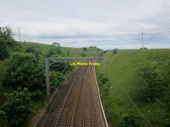 Photo 6"x4" Looking north along the East Coast Mainline near Marshall Meadows Marshall Meadows c2013
