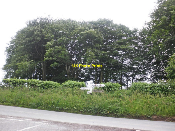 Photo 6"x4" Road junction, near Redgate Withiel Florey c2013