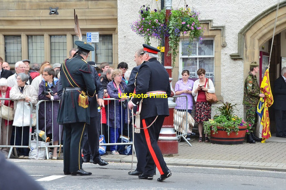 Photo 6"x4" Preparing for the Royal visit, Peebles Peebles\/NT2540 c2013