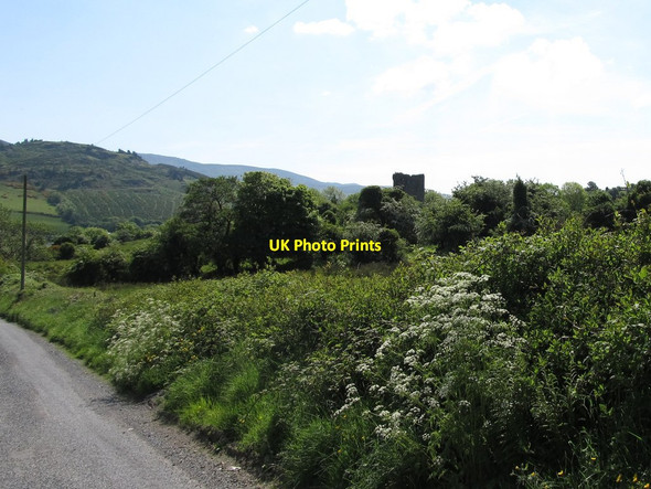 Photo 6"x4" View downhill towards Moyry Castle Faughart Upper c2013