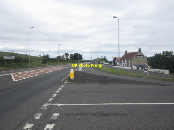 Photo 6"x4" Looking north along the A1 at Burnmouth Burnmouth\/NT9561 c2013