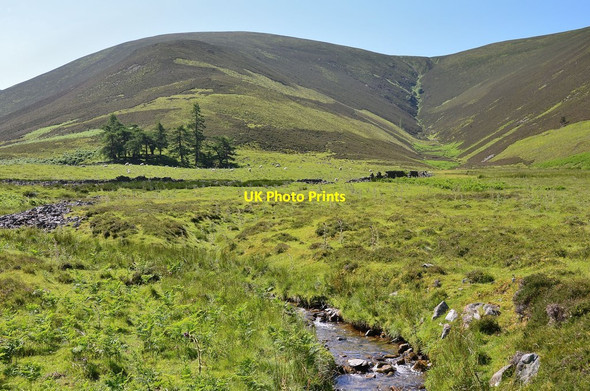 Photo 6"x4" Hundleshope Burn and Stob Law Hundleshope c2013