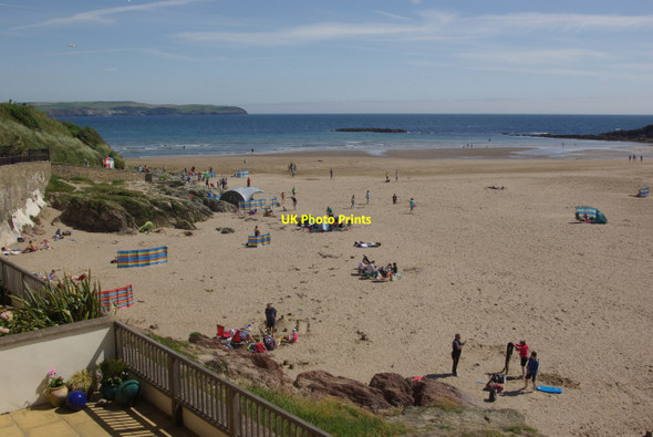Photo 6"x4" Bigbury on Sea Beach Bigbury-on-Sea c2013