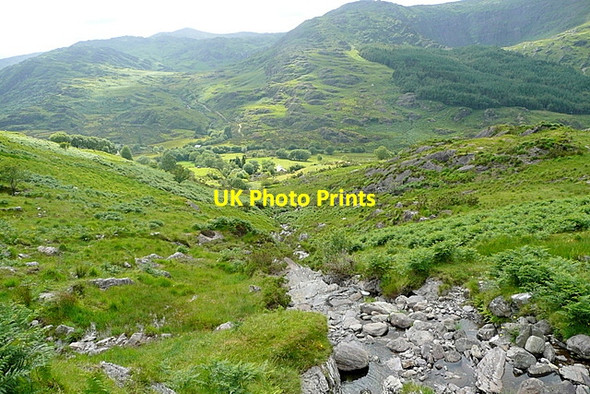 Photo 6"x4" View into Coomhola River valley Kealkill c2013 P1