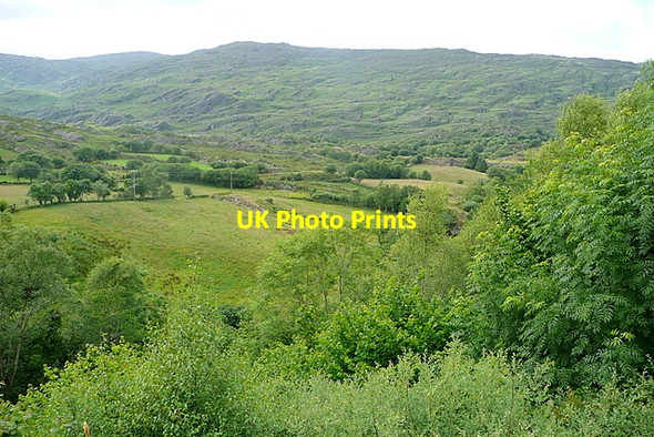 Photo 6"x4" View into Coomhola River valley Kealkill c2013