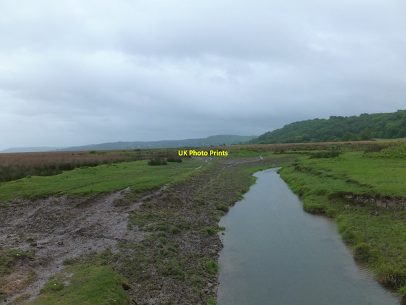 Photo 6"x4" Tidal drain looking east Landimore c2013
