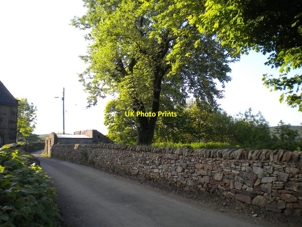Photo 6"x4" Lane near east end of Longnor Crowdecote c2013