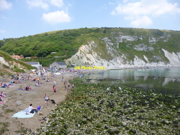 Photo 6"x4" Lulworth Cove, beach West Lulworth c2013