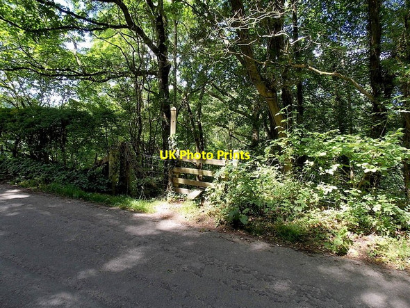 Photo 6"x4" Stile to a footpath into the valley of Cletwr Brook near Crickadarn Erwood c2013
