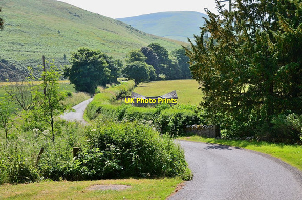 Photo 6"x4" Minor road to Hownam Morebattle c2013