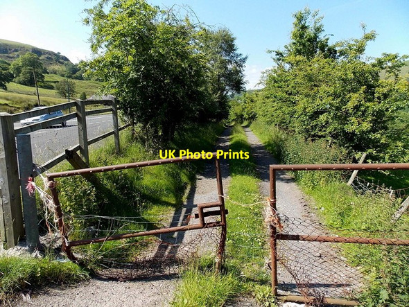 Photo 6"x4" Access lane to Lower Farm north of Hollybush Bedwellty Pits c2013