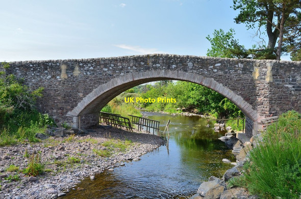 Photo 6"x4" B6401 bridge over the Kale Water Morebattle c2013