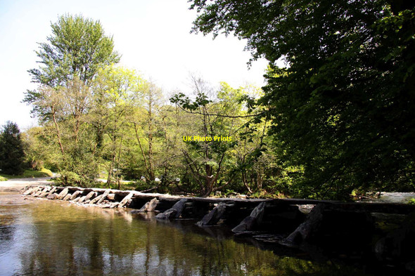 Photo 6"x4" Tarr Steps over the River Barle Hawkridge c2013 P1