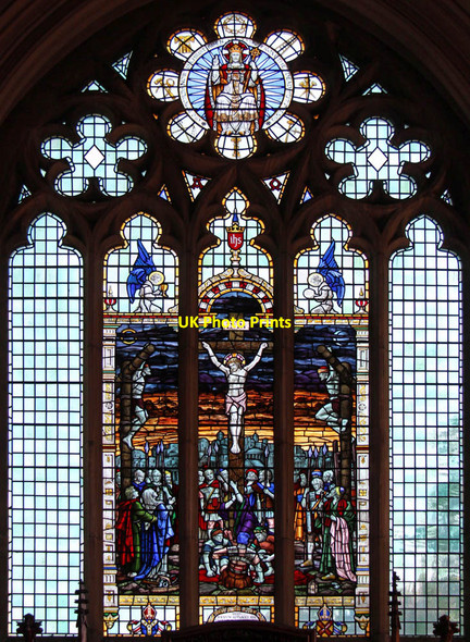 Photo 6"x4" St John the Evangelist, Broadway, Stratford - Stained glass window Stratford\/TQ3884 c2013