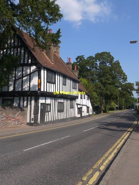 Photo 6"x4" Cottages in the High Street, Northchurch Berkhamsted c2013