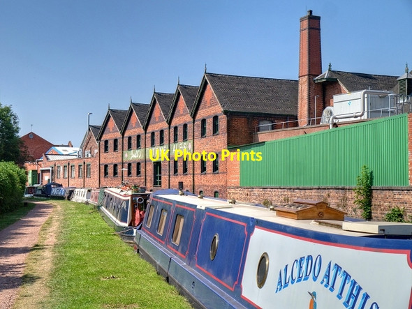 Photo 6"x4" Trent and Mersey Canal, Joule's Wharf, Stone Stone\/SJ9034 c2013
