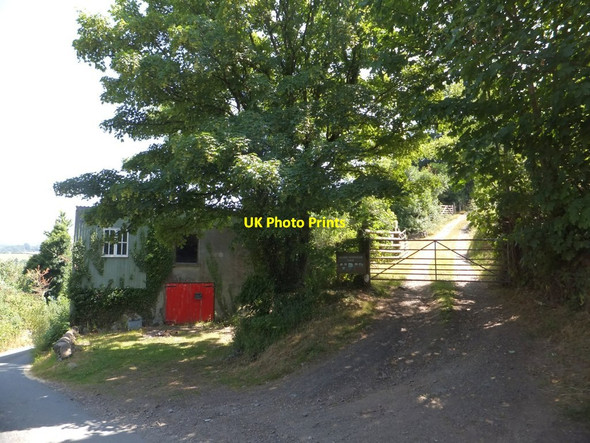 Photo 6"x4" Gate for Higher Crockham Farm Hennock c2013