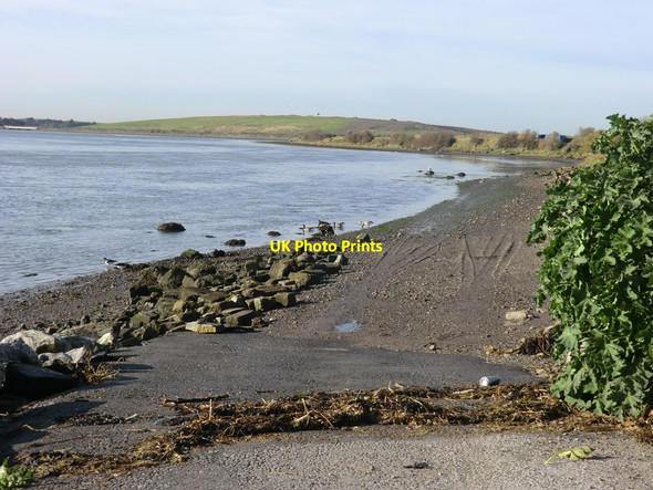 Photo 6"x4" End of the road (Channel Road, west of Rush) Rush\/O2654 c2011