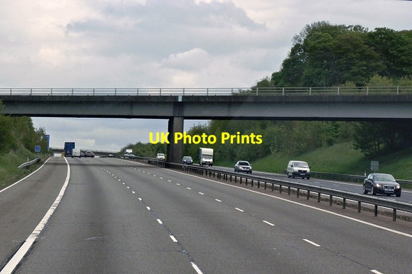 Photo 6"x4" Bridge over the M40 South of Souldern Fritwell c2013