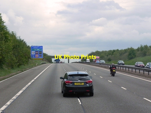 Photo 6"x4" Southbound M40 near Fritwell Fritwell c2013