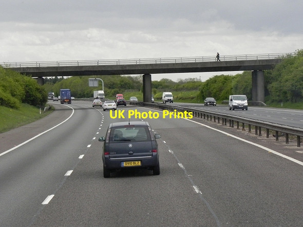 Photo 6"x4" Bridge (A4095) over the M40 Middleton Stoney c2013